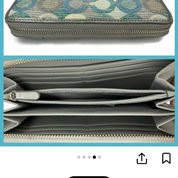 *Sold*Coach Zippy Wallet - Picture 3 of 4